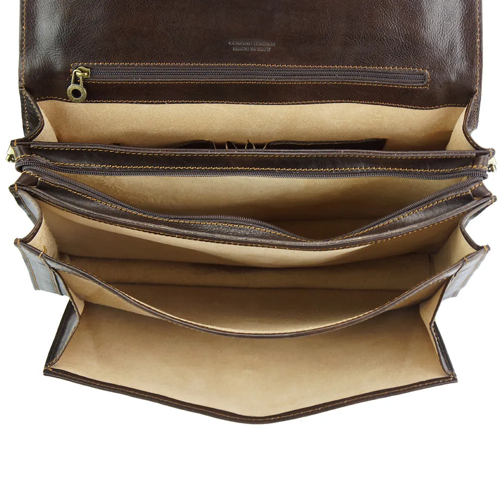 Filippo Leather Business Briefcase